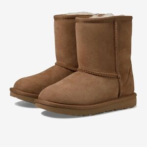 Ugg Classic II Toddler Brown Chestnut Suede Shearling Boots 9